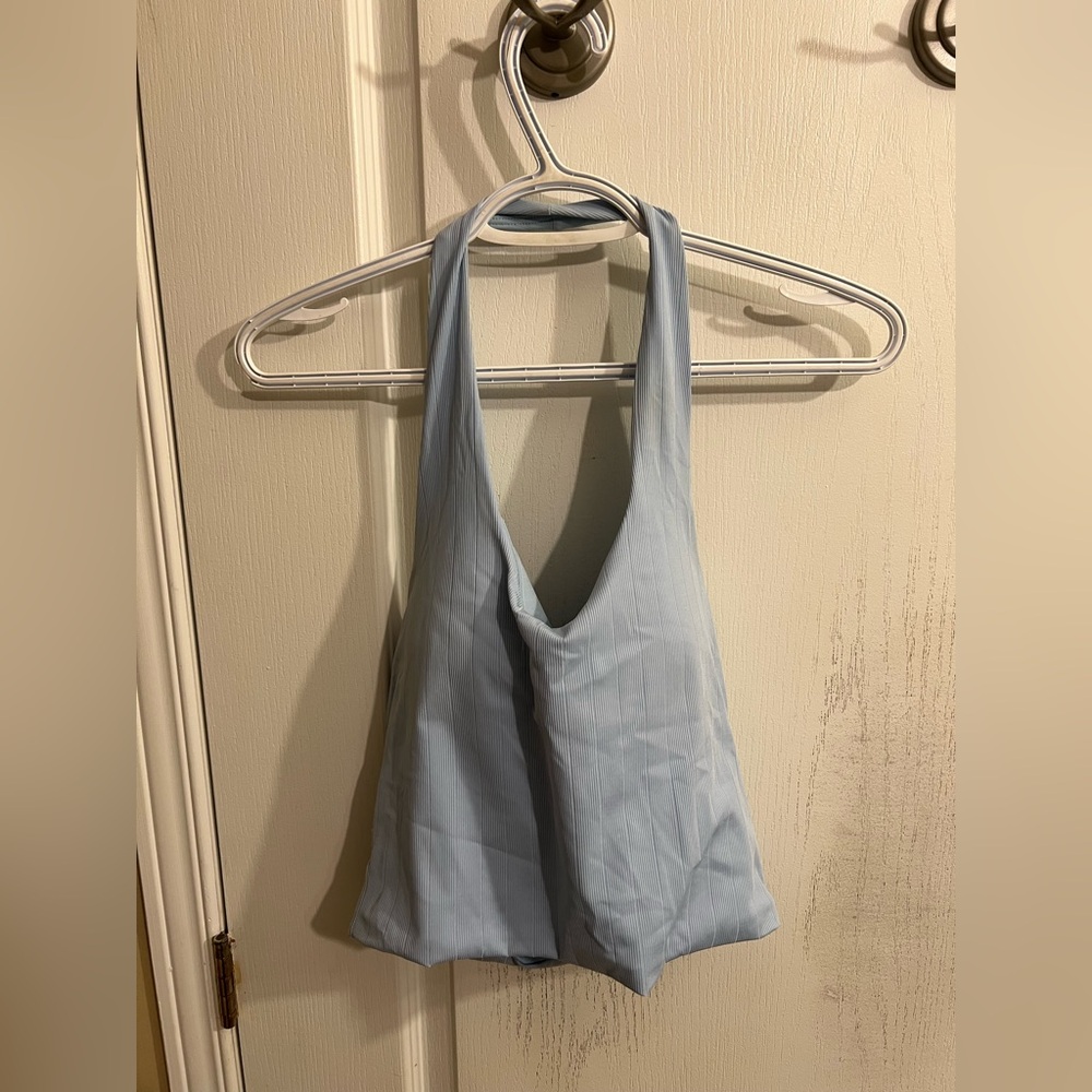 Light Blue Halter Top Klassy network